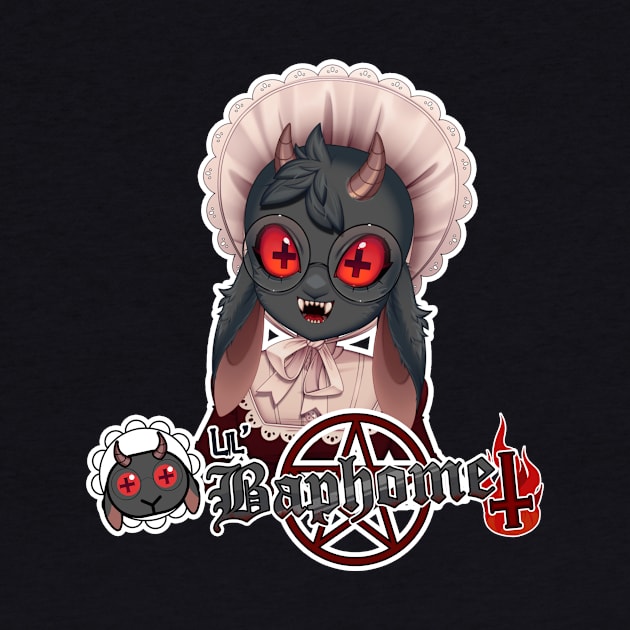 Lil Baphomet Vtuber shirt - 3 by DrCrafty